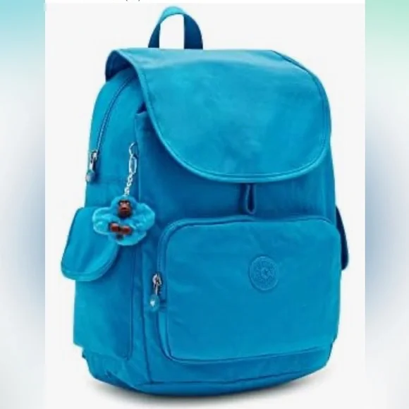 Kipling City Blue Backpack - Picture 2 of 4